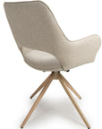 Azolla - Natural Swivel Dining Chair