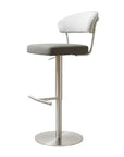 Rita - Steel And Grey Bar Stool