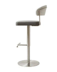 Rita - Steel And Grey Bar Stool