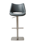 Sherlock - Steel And Grey Bar Stool