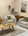 Harlyn - Boucle Fabric 2 Seater