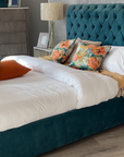 Jennifer - Teal 5ft King Bedframe