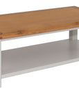 Bandon - Grey And Oak Coffee Table With Shelf