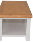 Bandon - Grey And Oak Coffee Table With Shelf