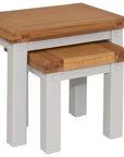 Bandon - Grey And Oak Nests Of Tables