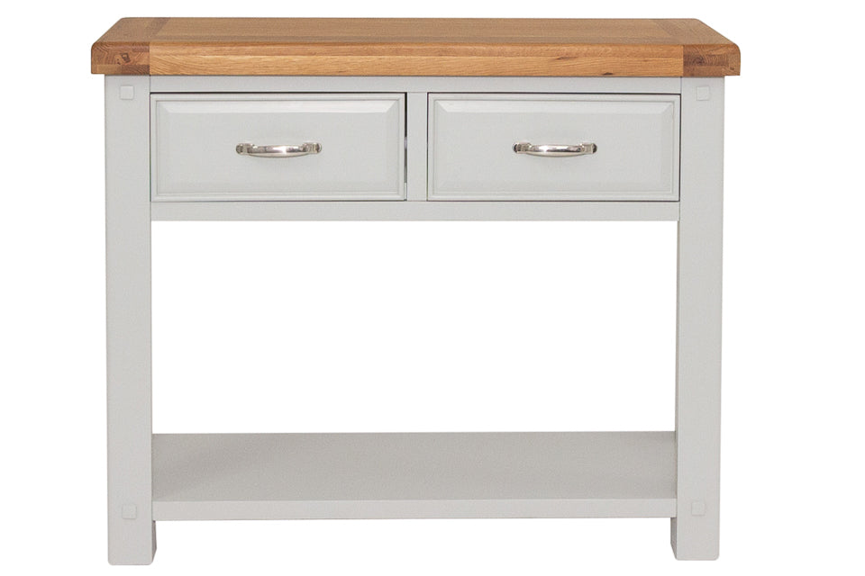 Bandon - Grey And Oak 2Dr Wide Console Table