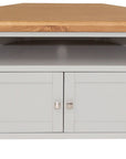 Bandon - Grey And Oak 2 Door Corner Tv Entertainment Unit