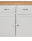 Bandon - Grey And Oak 2 Door 2 Drawer Sideboard