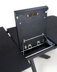 Fiji - Black Extension 1.6-2 Dining Table