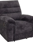 Bath charcoal Fabric Manual Recliner