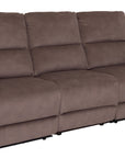 Belford Brown Fabric 3 Seater power Recliner