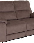 Belford brown Fabric 2 Seater power Recliner