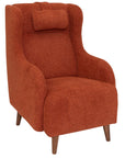 Bentley burnt Orange Fabric Armchair