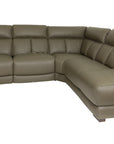 Campbell green Reclining Corner Suite with chaise