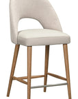 Clarkson fabric and faux leather Barstool