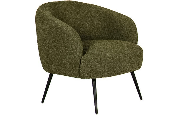 Danube - Green Fabric Accent Armchair