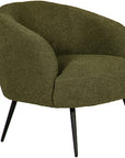 Danube - Green Fabric Accent Armchair
