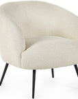 Danube - Cream Fabric Accent Armchair