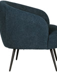 Danube - Blue Fabric Accent Armchair