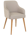 Davinci Faux Leather and fabric Dining Chair