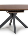 Fiji Smoked Oak 1.6 to 2 metre Extension Dining Table