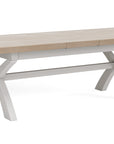 Kilronan - Grey And Oak Cross Leg Extension Dining Table 200-245Cm
