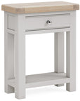 Kilronan - Taupe And Oak 1 Drawer Telephone Table