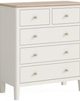 Eimear - Cream And Oak 2 Over 3 Chest Of Drawers