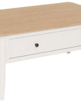 Eimear - Cream And Oak 2 Drawer Coffee Table