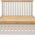 Simon - Grey And Oak 5Ft King Bed Frame