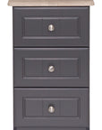 Eden - 3 Drawer Bedside Locker