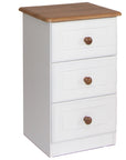 Eden - 3 Drawer Bedside Locker