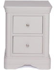 Merlot - Taupe 2 Drawer Bedside Locker