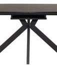 Fiji - Black Extension Dining Table 1600-2000
