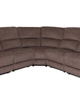 Belford - Brown Fabric Power Recliner Corner Sofa