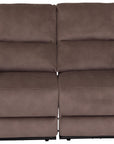Belford - Brown Fabric 2 Seater Power Recliner Sofa
