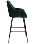 Sauron - Green Velvet Counter Stool