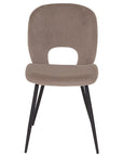 Slane - Grey Fabric And Metal Dining Chair