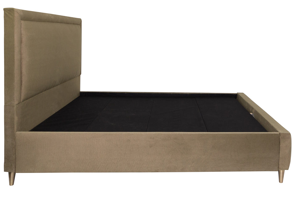 Furbo - Green Fabric 5Ft King Bed Frame