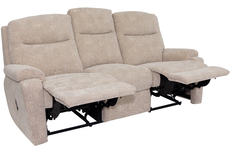 Pierre - Fabric 3 Seater Recliner Sofa