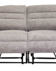 Kent - Grey Fabric 2 Seater Recliner Sofa