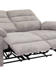 Kent - Grey Fabric 2 Seater Recliner Sofa