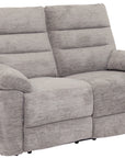 Kent - Grey Fabric 2 Seater Recliner Sofa