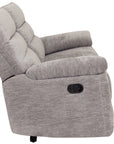 Kent - Grey Fabric 2 Seater Recliner Sofa