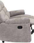 Kent - Grey Fabric 2 Seater Recliner Sofa