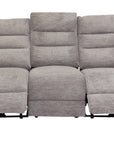 Kent - Grey Fabric 3 Seater Power Recliner Sofa