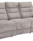 Kent - Grey Fabric 3 Seater Power Recliner Sofa