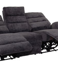 Bath - Fabric 3 Seater Power Recliner Sofa