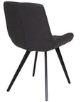 Enfield - Grey Fabric And Metal Dining Chair