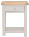 Kilronan - Taupe And Oak 1 Drawer Telephone Table
